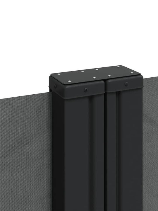 vidaXL Garden Sideway Sunshade Roller Gray 6x1.8cm