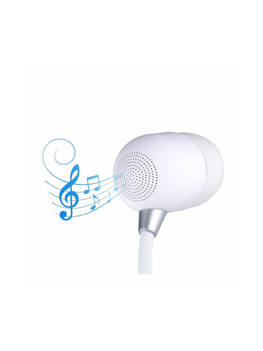 Grundig Plastic Table Lamp LED with White Shade and Base