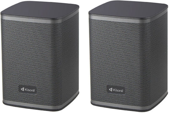 Kisonli X25 2.0 Speakers with Bluetooth 3.5W Black