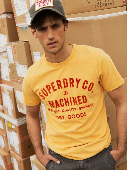 Superdry 'workwear Flock Tricou Galben