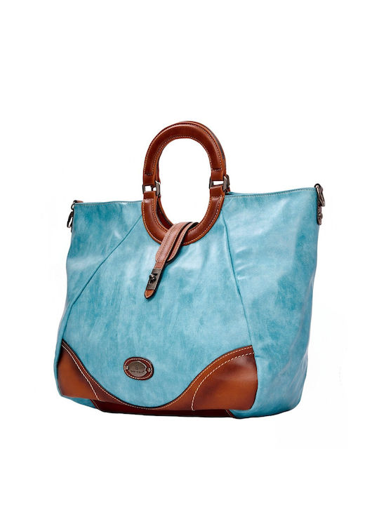 Bag to Bag Damen Tasche Hand Blau