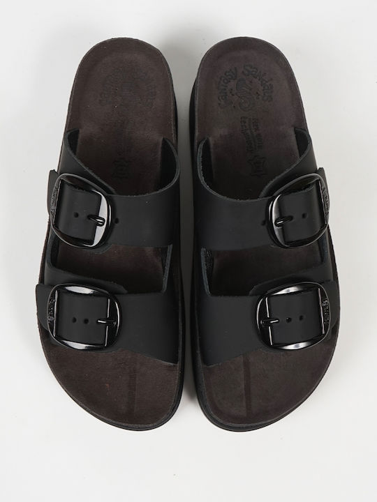 Ανατομικα Flatforms Fantasy Sandals Μαύρο S1100