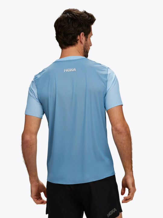 Hoka Men's Athletic Short Sleeve Blouse Polo Dusk