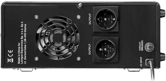 Rebel UPS Line-Interactive 1000VA 700W με 2 Schuko Πρίζες