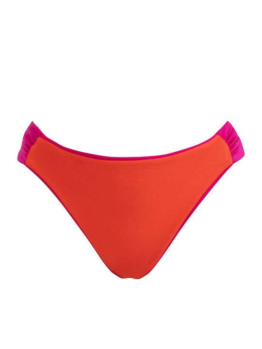 Clio Bikini Slip Orange/fucsia