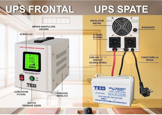 TED Electric UPS 550VA 300W