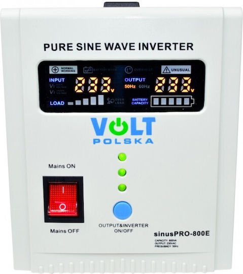 Volt Polska 3SP091012E UPS 1000VA 700W with 2 Schuko AC Outlets