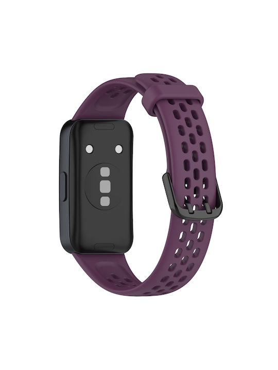 Λουράκι Σιλικόνης Μωβ (Huawei Band 8)