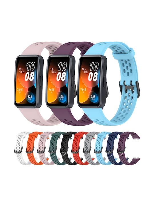Λουράκι Σιλικόνης Μωβ (Huawei Band 8)