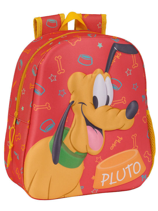 Disney School Bag Shoulder Elementary, Elementary in Orange color L27 x W10 x H33cm