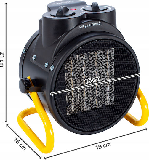 MalTec Βιομηχανικό Ηλεκτρικό Αερόθερμο 2kW
