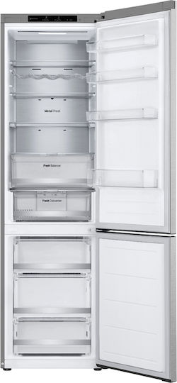 LG Kühl-Gefrierkombination 387Es Total NoFrost H203xB59.5xT67.5cm. Inox GBV7280AMB