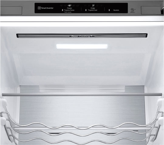 LG Kühl-Gefrierkombination 387Es Total NoFrost H203xB59.5xT67.5cm. Inox GBV7280AMB