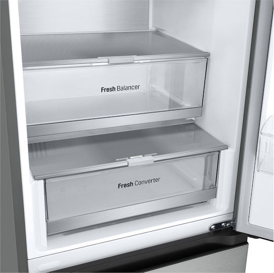 LG Kühl-Gefrierkombination 387Es Total NoFrost H203xB59.5xT67.5cm. Inox GBV7280AMB