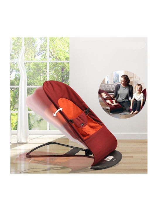 Manual Baby Relax 2 in 1 Baby Rocker Red for Child up to 13kg