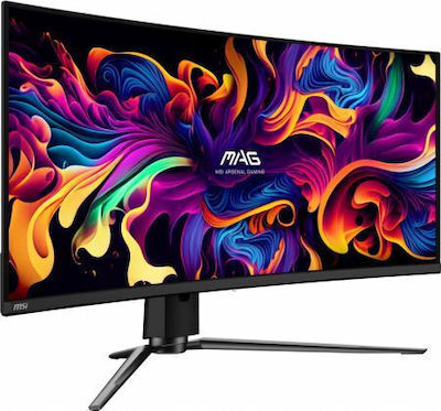 MSI Mag 341CQP QD-OLED Ultrawide QD-OLED HDR Curbat Monitor de jocuri 34" QHD 3440x1440 175Hz cu Timp de Răspuns 0.03ms GTG