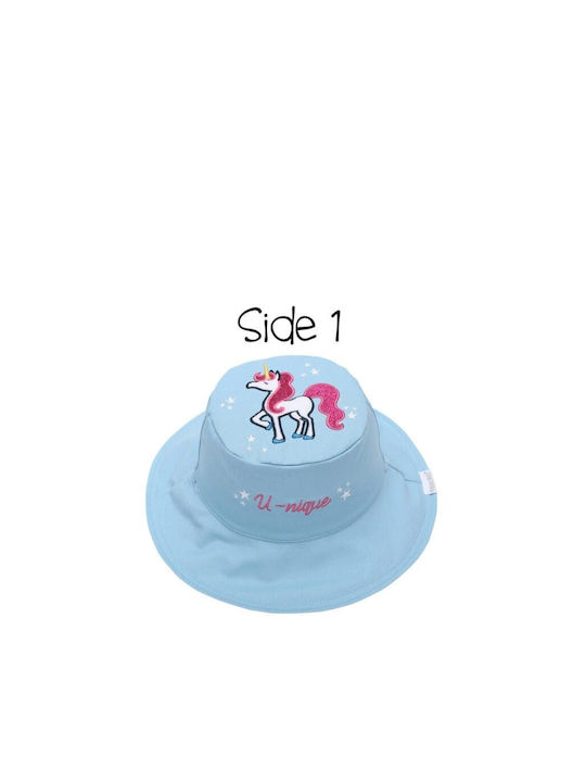 Flapjack Kids Double Sided Rainbow Unicorn Hat Upf 50+ colorat