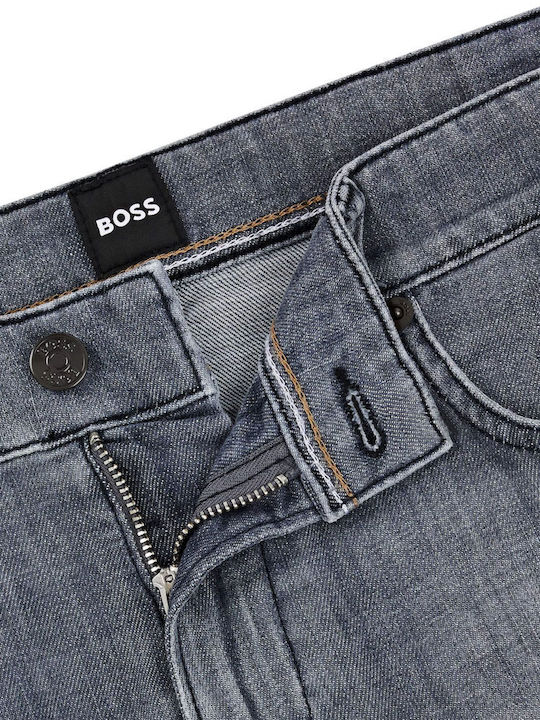 Delaware3-1 Men's Jeans Pants Elastic with Slim Fit Grey
