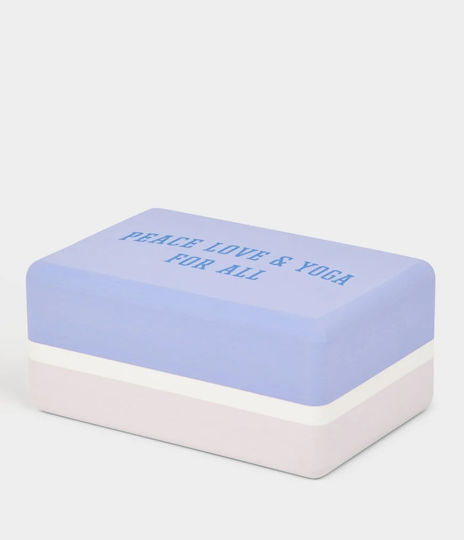 Manduka Recycled Foam Block Yoga Block Μπλε