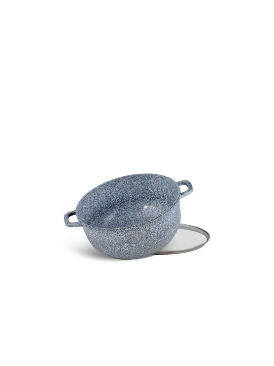 Edenberg Pots Set of Aluminum with Non-stick Coating Grey 12pcs