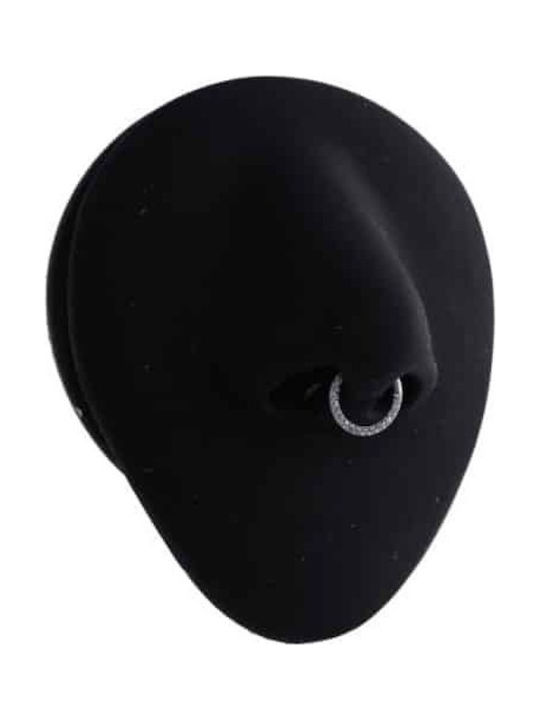 Σκουλαρικι Septum Clicker Zircon 1.2x8mm Surgical Steel 316l Σκουλαρικι Septum Clicker Zircon 1.2x8mm Surgical Steel 316l