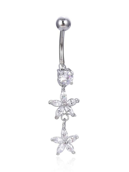 Σκουλαρικι Αφαλου Belly Cz Surgical Steel 316l Σκουλαρικι Αφαλου Belly Cz Surgical Steel 316l