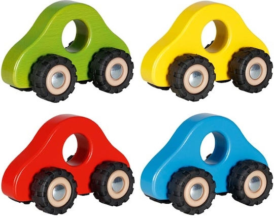 Goki Fahrzeug aus Holz für 12++ Monate Rot