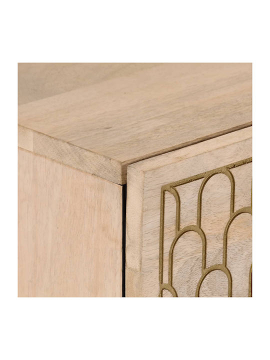 Cabinet Storage Solid Wood L80xW33xH75cm