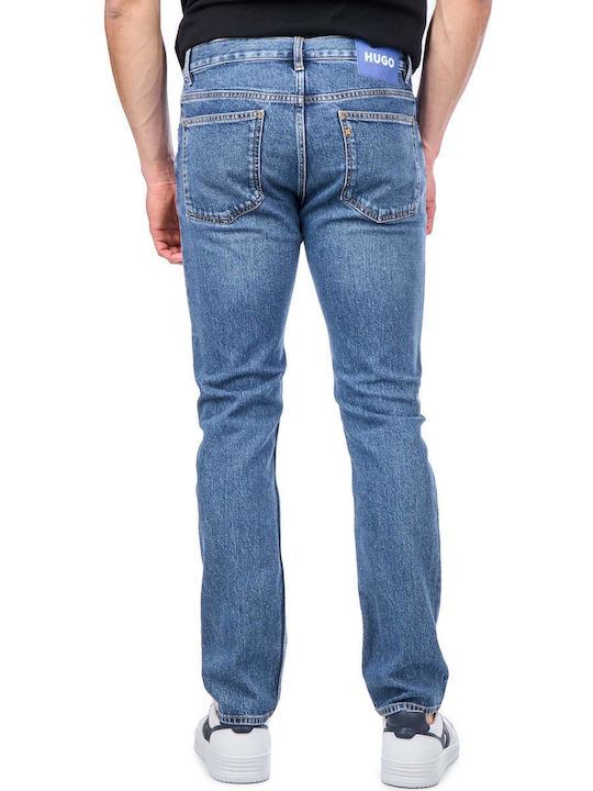 Hugo Boss Pantaloni de Bărbați din Jean în Croială Slim Ash