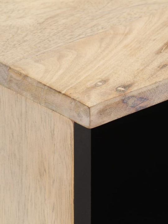 TV Stand from Solid Wood Brown L100xW33xH46cm