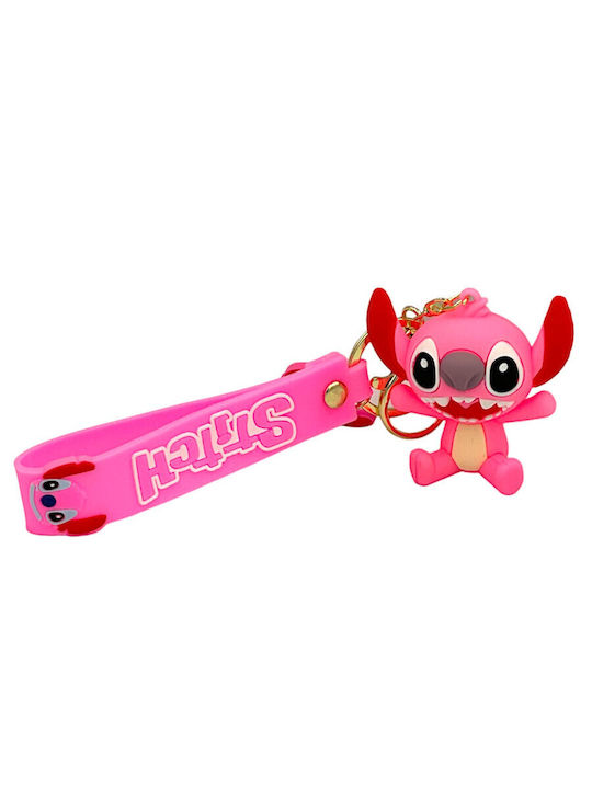 Stitch Pink Schlüsselanhänger Anhänger PVC 15436-3