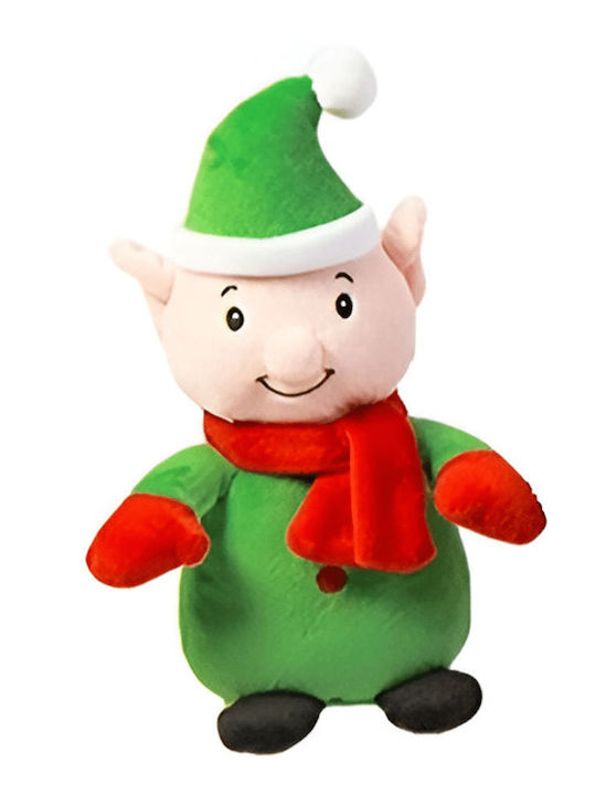 Fun World Weihnachtliche Plüsch Figur mit Musik