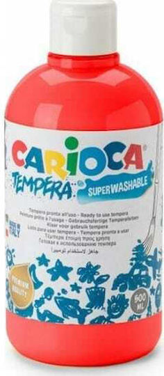 Carioca Superwashable Tempera Paints White in Bottle 1000ml 1pcs