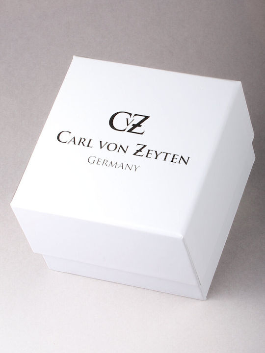 Carl Von Zeyten Men's Watch 44mm Automatic Silver Carl Von Zeyten Men's Watch 44mm Automatic Silver