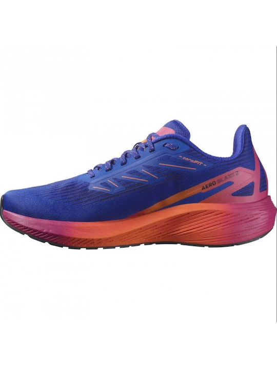 Salomon Aero Blaze 2 Γυναικεία Αθλητικά Παπούτσια Running Μπλε