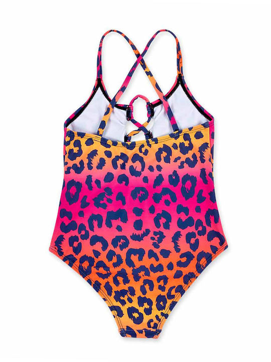 Nath Kids Kinder Badeanzug Einteilig Leopard-Degrade-Fux