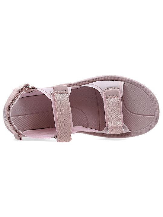 4F Damen Flache Sandalen in Rosa Farbe