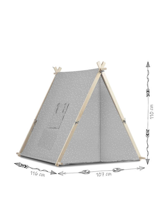 Nukido Kids Indian Teepee Play Tent DAC-NOP-10008810 Gray