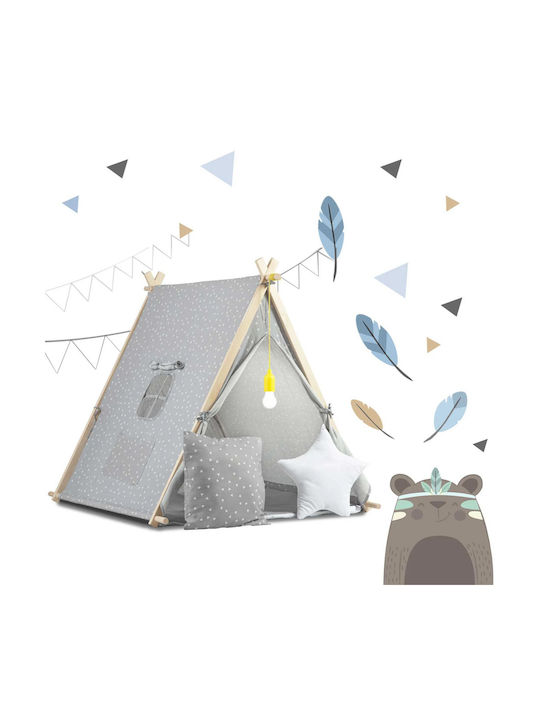Nukido Kids Indian Teepee Play Tent DAC-NOP-10008810 Gray