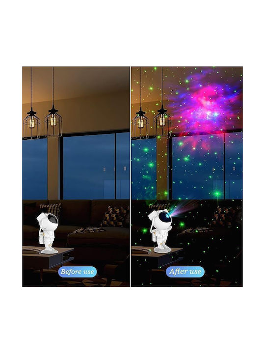 Led Rotating Kids Projector Lamp with Star Projection