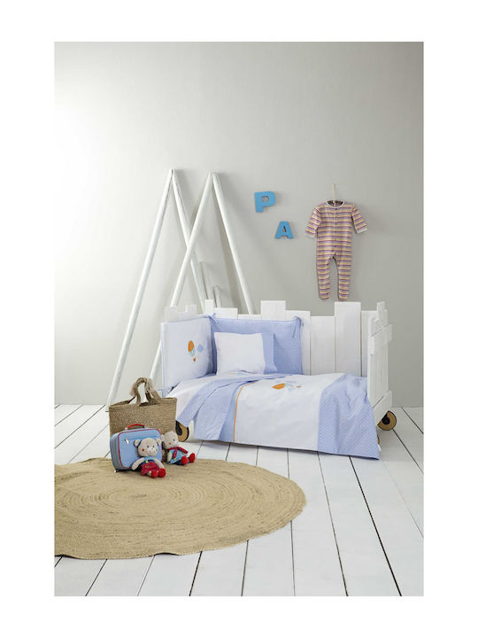 Nima Duvet Crib Blue 100x140cm