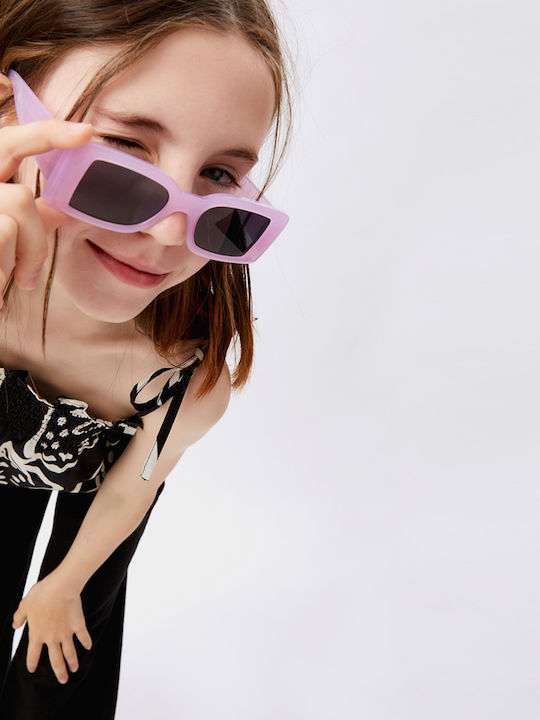 Kinder Schlaghose Stoff Schwarz