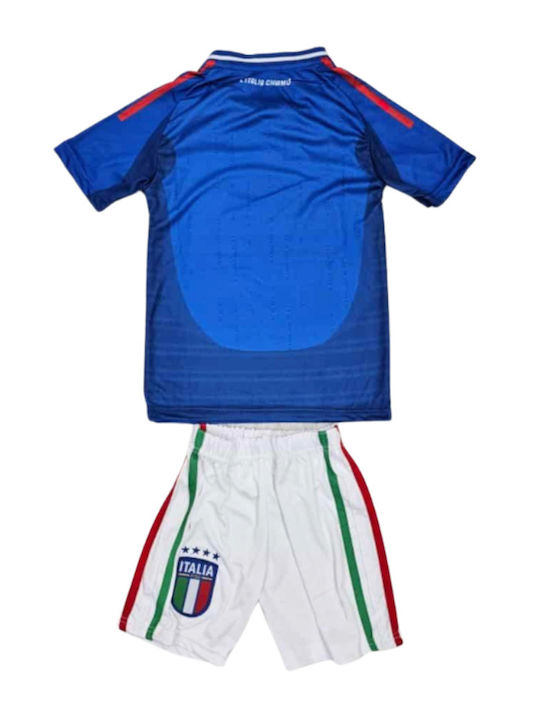 Kids Football Set Italy National Team Euro2024 Home Euro2024 Balón De Oro Blue Unisex Unisex Fj78