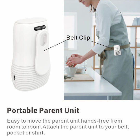 Powertech Wireless Baby Monitor with Two-way Communication