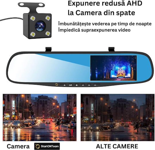 Ecran oglindă auto cu cameră pentru mersul înapoi și vedere pe timp de noapte pentru Kia Optima Man MAGAZIN ONLINE Rover SD (Sistem de Dezvoltare)