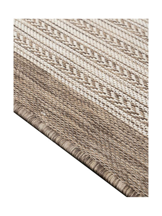 Madi Roadway Rug Rectangular Brown