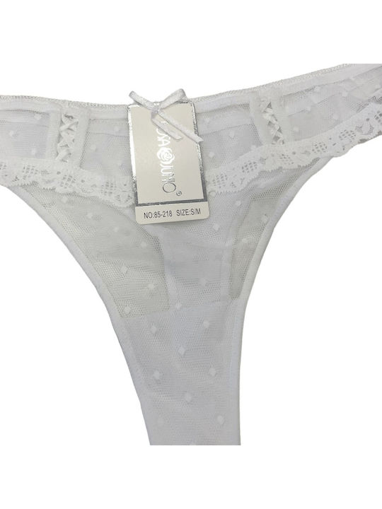 Women's String 85-218 White
