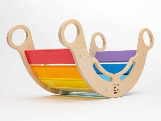Elis Design Montessori Ξύλινη Κούνια 6 1 Smile Rainbow