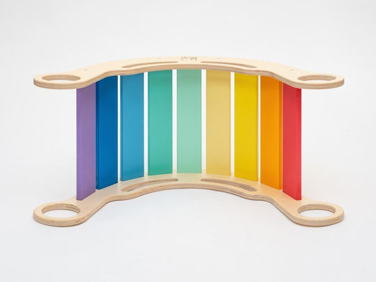 Elis Design Montessori Ξύλινη Κούνια 6 1 Smile Rainbow