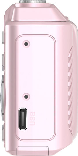 Denver DCA-4818 Compact Φωτογραφική Μηχανή 5MP με Οθόνη 2.8" και Ανάλυση Video Full HD (1080p) Ροζ
